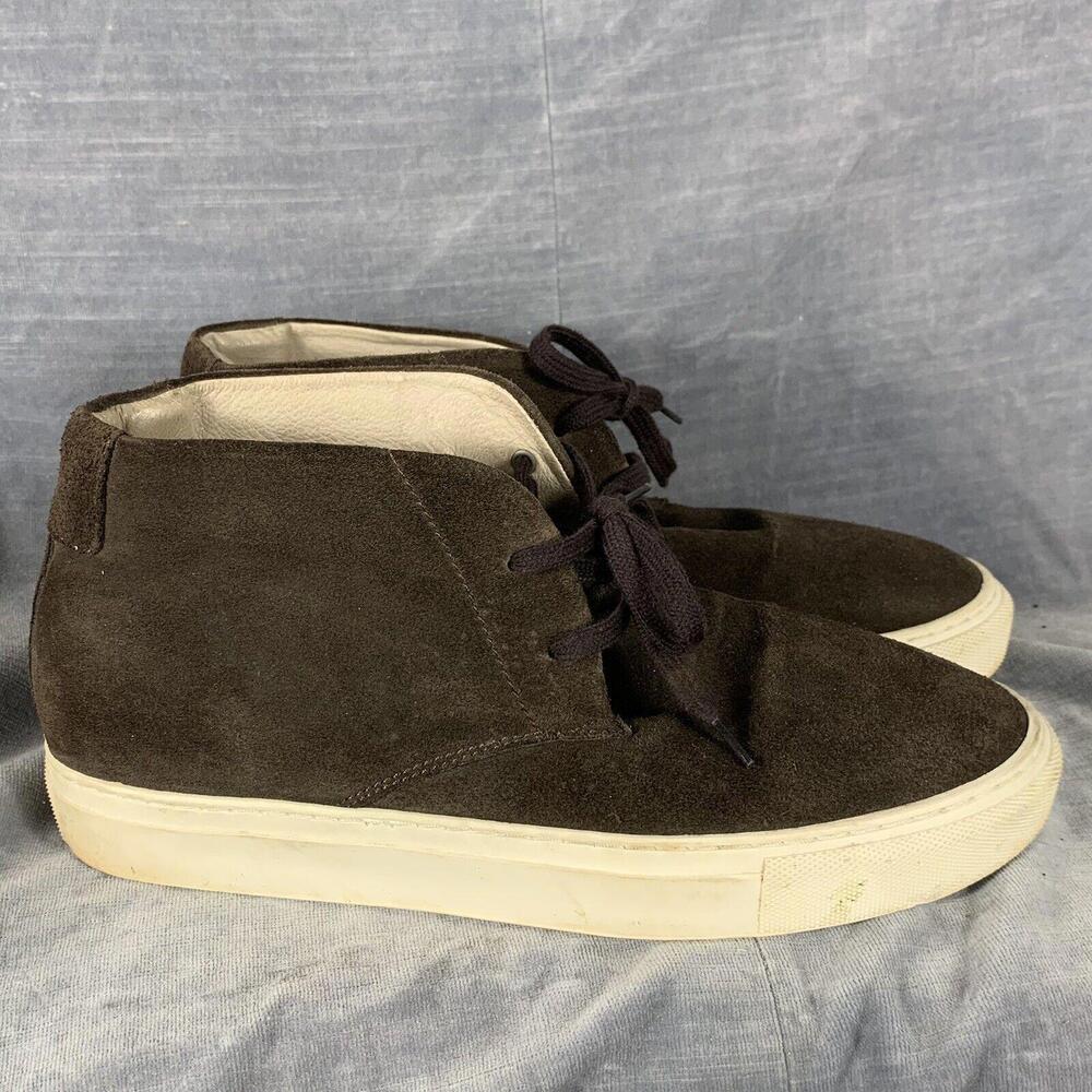 SAKS FIFTH AVENUE Mens Size 8 Brown Suede Chukka Boot Lace Up Desert Ankle Shoe